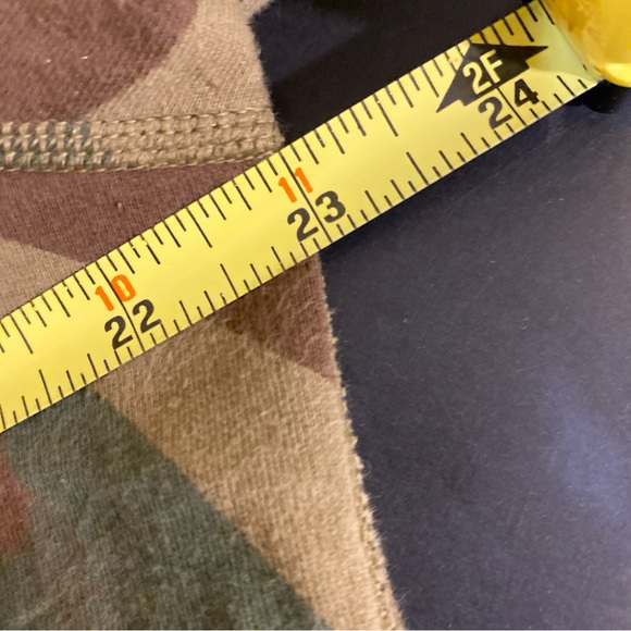 Polo Ralph Lauren Sweatshirt Crewneck Large  Pullover Camo Chenille Big Pony - Picture 5 of 6